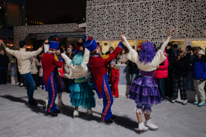 Каток в саду 